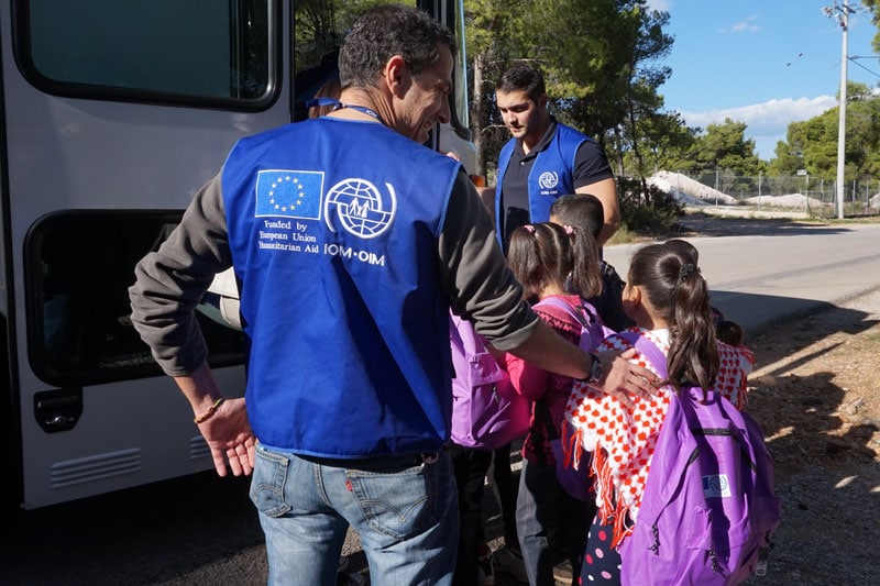 Nadaljevanje šolanja za 2500 begunskih otrok v Grčiji
