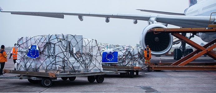 Humanitarna pomoč EU/Foto: Trésor Malete, © European Union, 2020opean Union, 2020