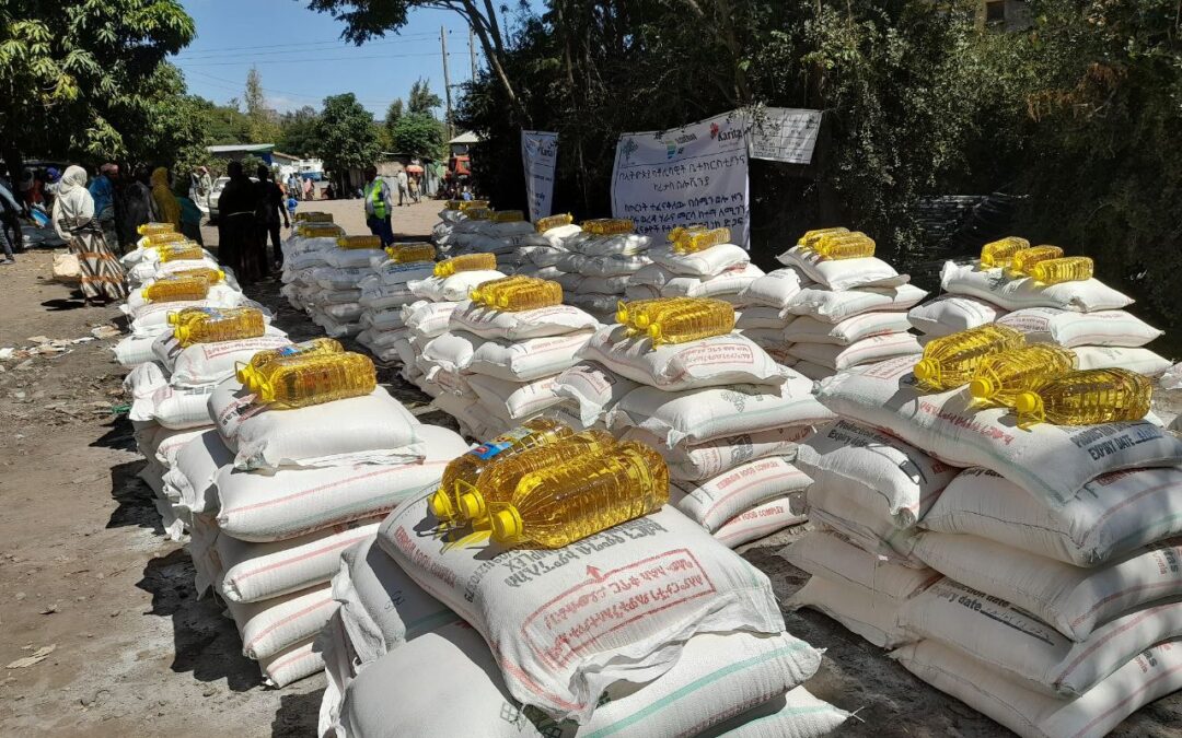 Slovenska pomoč s hrano za več kot 2000 razseljenih oseb zaradi konflikta v Etiopiji